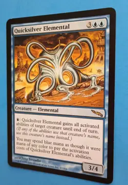 Magic the Gathering MTG Mirrodin QUICKSILVER ELEMENTAL Rare VLP/EX 2003 NICE!! - Image 2