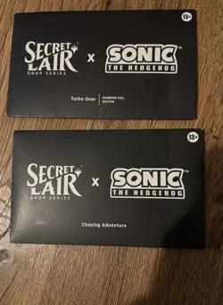 Magic The Gathering Secret Lair Sonic The Hedgehog Turbo Gear Foil Edition MTG - Image 1
