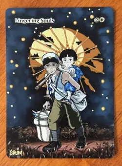 MTG Lingering Souls by Grim Alters - Graveyard of the Fireflies - Image 1