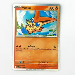 Victini 012/086 Rare Holo Card : SV-10.5 Black Bolt : Pokemon TCG - Image 1
