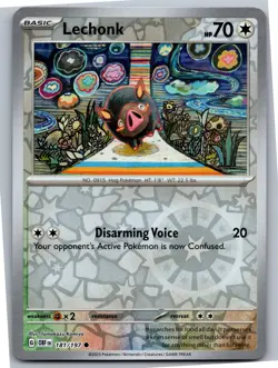 Lechonk - - SV03: Obsidian Flames 181/197 - Common - NM Pokemon TCG - Image 1