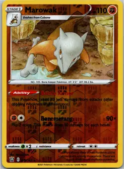 Marowak - SWSH05: Battle Styles 070/163 - Rare - NM Pokemon TCG - Image 1