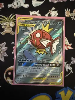 Pokemon Magikarp & Wailord GX 161/181 Alternate Full Art Tag Team NM/MT See Pics - Image 1
