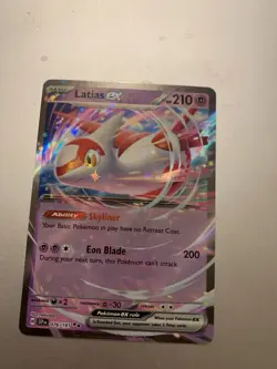 Pokemon TCG Latias EX Surging Sparks Double Rare Card 076/191 - Image 1