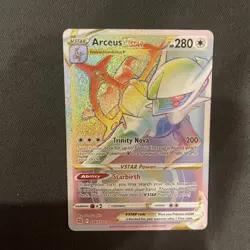Arceus VSTAR 176/172 Pokemon TCG Brilliant Stars Secret Rare Rainbow NM - Image 1