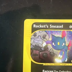 Pokemon 2002 Best Stamped Promo 5 Rocket's Sneasel WINNER - Brand New - NM/MT - Image 2