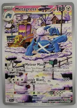 Metagross 178/162 SV05: Pokemon Temporal Forces Holo NM - Image 3