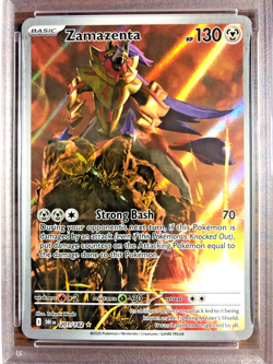 Zamazenta Illustration Rare #201 - PSA MINT 9 - SV Destined Rivals - Pokemon TCG - Image 2