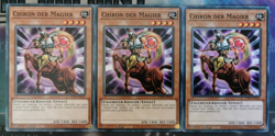 3x Chiron der Magier STAX-DE021 Common 1.AUFLAGE DEUTSCH PLAYSET NM Yu-Gi-Oh! - Image 1