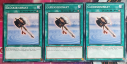 3x Gluckseisenaxt YS16-DE028 COMMON 1.Auflage DEUTSCH PLAYSET NM Yu-Gi-Oh! - Image 1