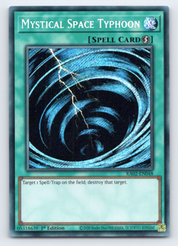 Mystical Space Typhoon - RA02-EN048 - Secret Rare - 1st Edition - Yugioh - Image 1