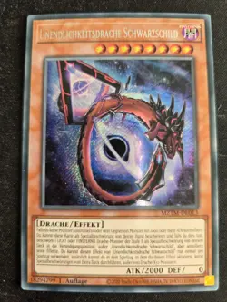 Yu-Gi-Oh! MZTM-DE013 Unendlichkeitsdrache Schwarzschild Secret Rare NM 1st - Image 1