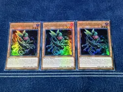 3x Predaplant Ophrys Scorpio Ultra Rare FRENCH Playset - Yugioh Duel Power DUPO - Image 1