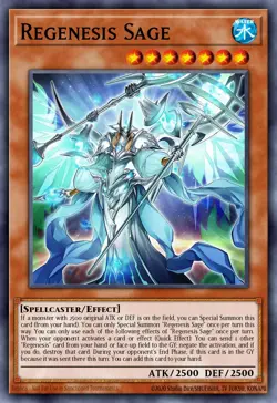Yugioh ALIN-EN014 - Regenesis Sage - Ultra Rare - Image 1