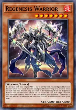 Yugioh ALIN-EN013 - Regenesis Warrior - Common - Image 1