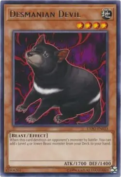 Desmanian Devil - EXFO-EN033 - Rare - Unlimited Edition Near Mint Yugioh Card - Image 1