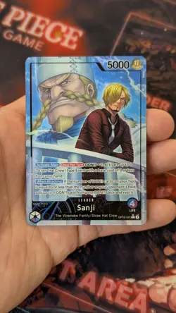 Sanji OP12-041 Leader Alt Art One Piece Legacy of the Master ENGLISH Mint/NM - Image 1