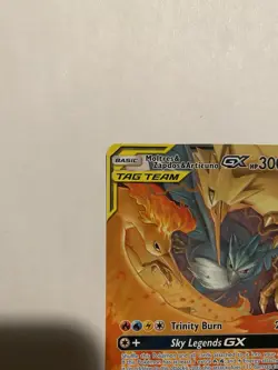 Pokemon TCG Moltres Zapdos Articuno GX Holo Card 44/68 -Hidden Fates NM - Image 2