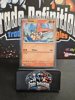 012/086 Victini : Rare Holo Card : SV-10.5 Black Bolt : Pokemon TCG - Image 1