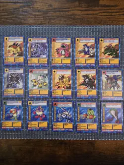 Almost Complete Vintage 53/54 Card Digimon CCG Battle Series 2 Set Puppetmon +++ - Image 3