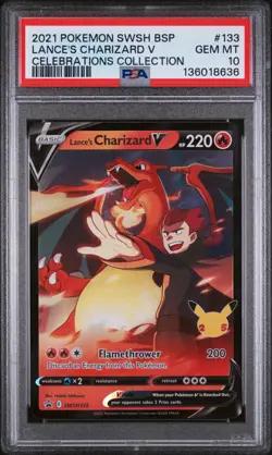 Lance's Charizard V SWSH133 SWSH: Sword & Shield Promo Cards Holo - Image 1