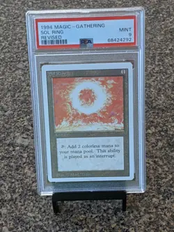 1994 Revised Magic The Gathering Sol Ring PSA 9 MINT - Image 4