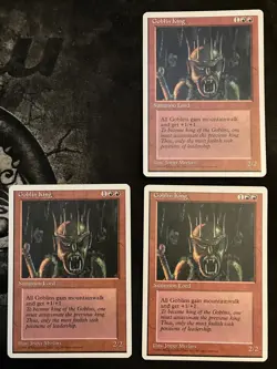 Goblin King MTG Core Set 4th Edition Regular x3 - Image 1