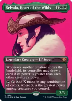 Selvala, Heart of the Wilds (Textured Foil) - Image 1