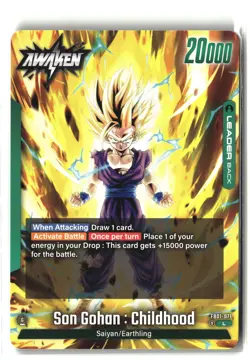 NM-Mint MTG Regular Son Gohan : Childhood - FB01-071 - L Fusion World: Awakened - Image 1