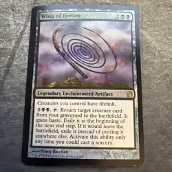 Magic MTG Whip of Erebos *Theros Rare Legendary Artifact* Lightly Played - Image 1