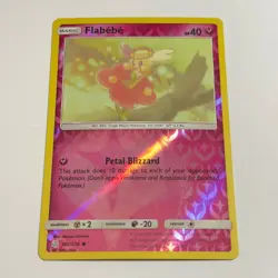 Flabebe - 150/236 Common Reverse Holo Card SM - Cosmic Eclipse Pokemon TCG NM - Image 1