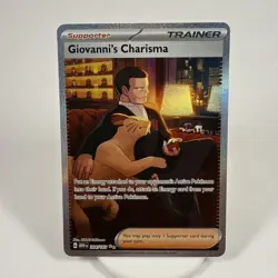 Giovanni’s Charisma 204/165 Illustration Rare - SV 151 - NM Pokemon Card - Image 1