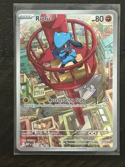 Pokemon TCG - Riolu Black star Promo - MEP 010 - Near Mint/NM - Image 1