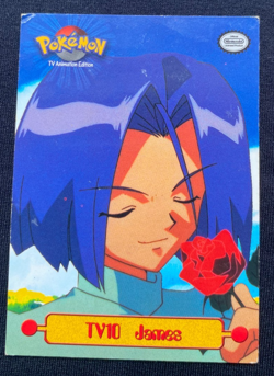 James TV10 - NON-Holo - 1999 Pokemon PUZZLE CARD - VINTAGE Topps - HP - Image 1
