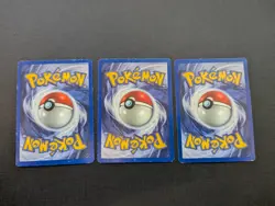 Pokemon Jungle Eevee Evolution Set - Eevee, Flareon & Vaporeon (Lightly Played) - Image 2