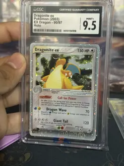 Pokemon TCG Dragonite EX 90/97 Cgc 9.5 With 2 Swirls & 1/2 - Image 3