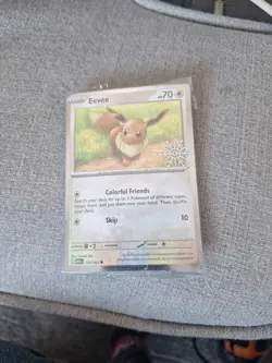Eevee 133/165 Pokemon Together Snowflake Stamp Scarlet Violet 151 TCG - Image 1