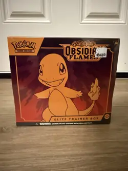 Pokemon TCG Obsidian Flames ETB Elite Trainer Box New Sealed - 9 Booster Packs 820650853913 - Image 1