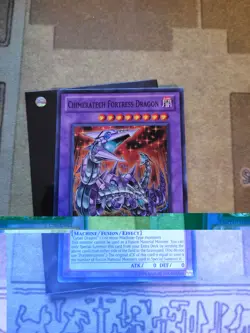 YUGIOH CHIMERATECH FORTRESS DRAGON CT07-EN013 SUPER LIMITED ED VLP/NM - Image 2