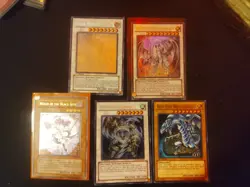 1st Edition Yu-gi-oh Blue Eyes White Dragon And 5 Others Lot - Image 1