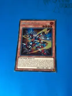 YUGIOH Secret Rare Sword Ryzeal MP25-EN118 1st Edition - Image 1
