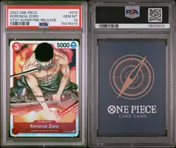 2022 ONE PIECE STARTER DECK ST01-STRAW HAT CREW | SUPER PRE-RELEASE PSA 10! Zoro - Image 3