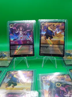 Disneyland Lorcana Exclusive Promos - set of Belle & The Beast - Image 5