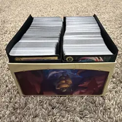 Lorcana Trading Card Game Over 900 Cards with Box. See Description. Lot 1 - Image 2