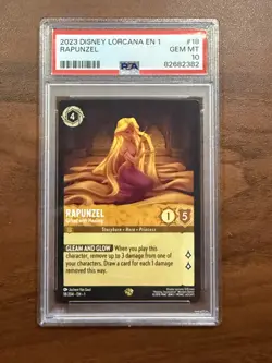 2023 Disney Lorcana EN 1 Rapunzel Gifted with Healing #18 PSA 10 - Image 1