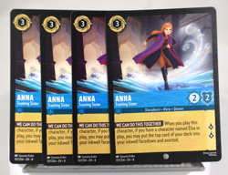 Disney Lorcana TCG Reign of Jafar Anna Trusting Sister 157/204 Common x4 - Image 1