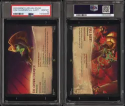 Crown Chamber Full Alert Disney Lorcana Card Jafar Palace Heist Aladdin PSA 10 - Image 3