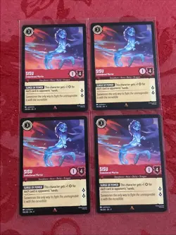 4x Disney Lorcana Fabled - Sisu - Emboldened Warrior - 118/204 x4 - Image 1