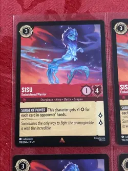4x Disney Lorcana Fabled - Sisu - Emboldened Warrior - 118/204 x4 - Image 3