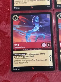 4x Disney Lorcana Fabled - Sisu - Emboldened Warrior - 118/204 x4 - Image 4